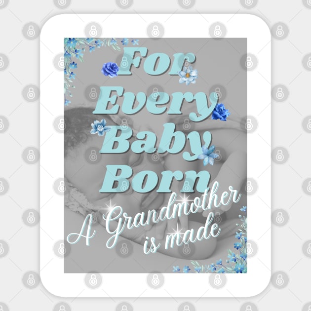 For Every Baby Born (Boy B/W) Sticker by Sabas Shalom's Place